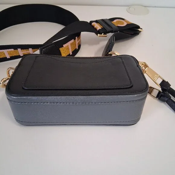 Marc Jacobs Bag, Cb Snapshot, The Snapshot, New Black Multi Color Gently Used - Picture 3 of 8